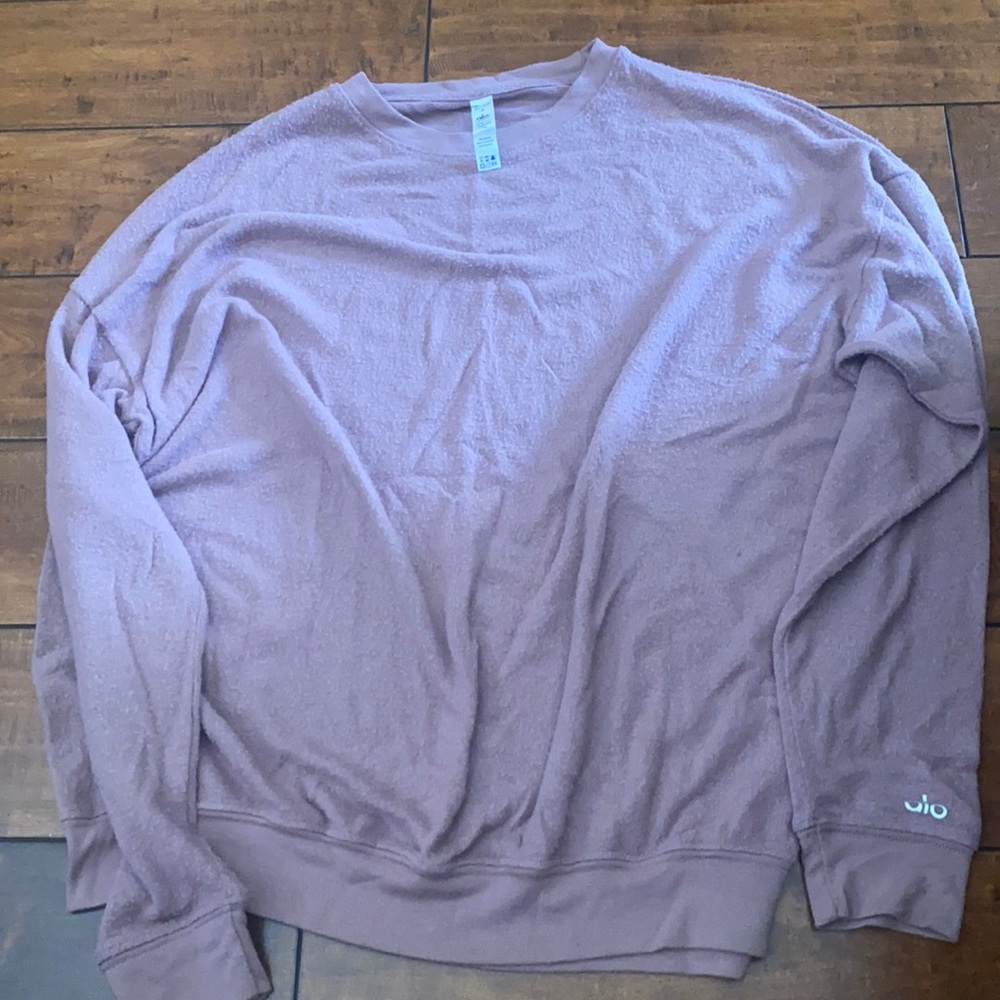 Small Alo dusty Rose sweater